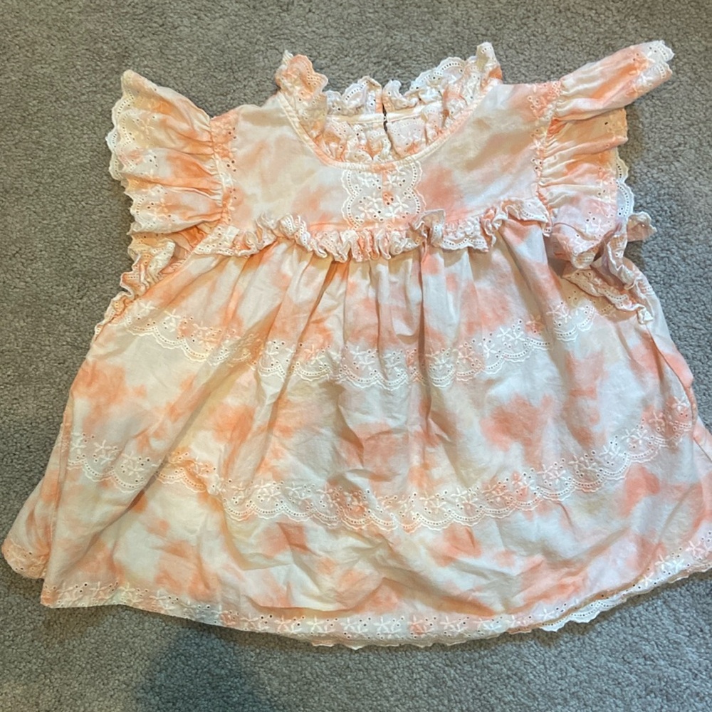 Mini Boden tie die top size 7